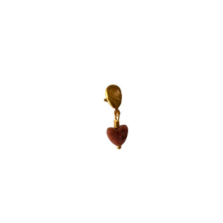 Pampille collier et bracelet : Agate rouge goutte