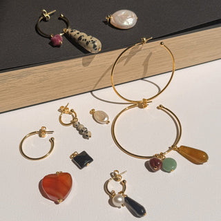 Charms pour créoles et bijoux à personnaliser.
