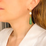 Charger l&#39;image dans la galerie, Boucles d&#39;oreilles pendantes Jacinthe
