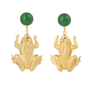 Boucles d'oreilles grenouille Eole