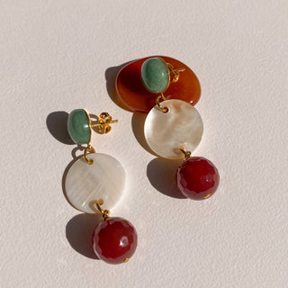 Boucles d'oreilles Taylor aventurine