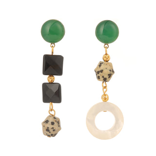 Boucles d'oreilles asymétriques Natacha