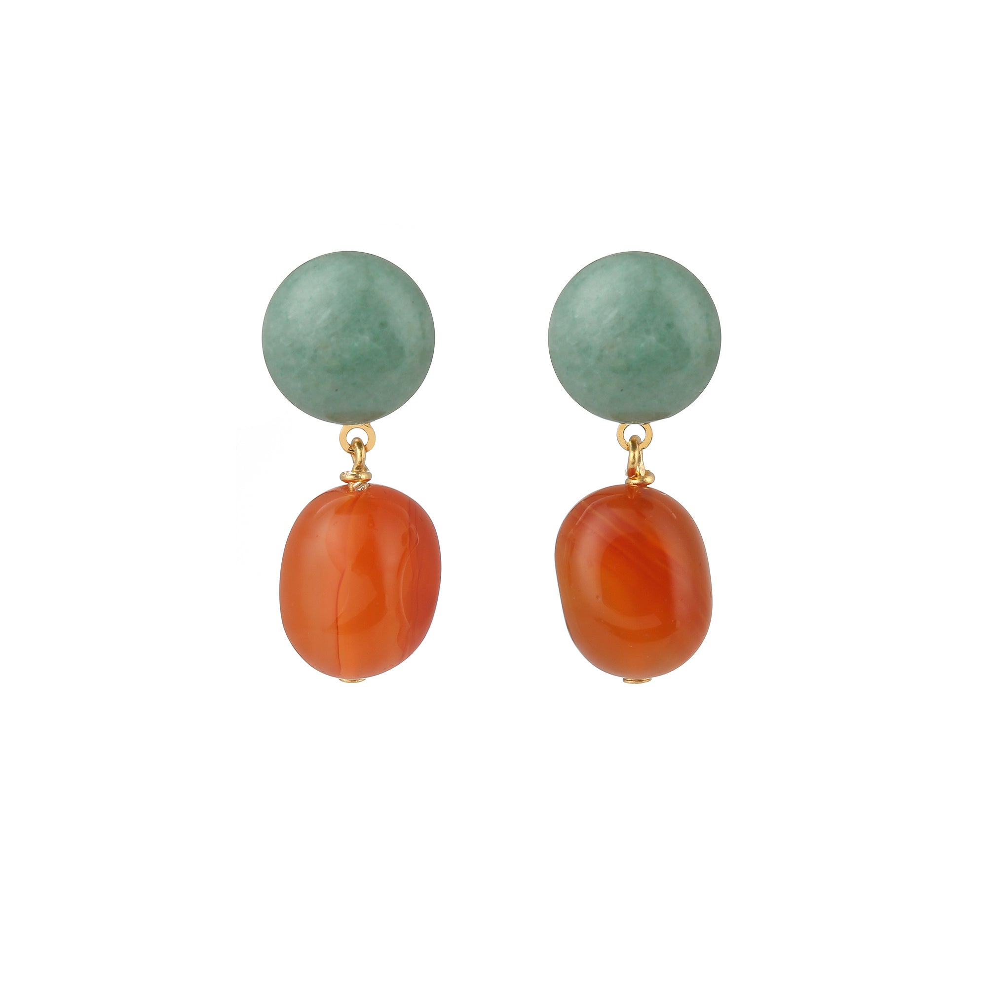 Boucles d'oreilles pierres Aure