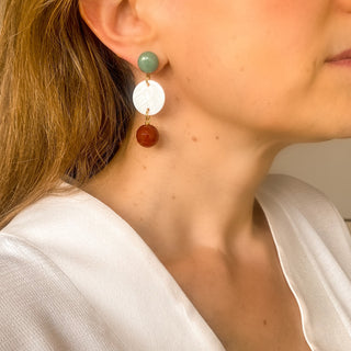 Boucles d'oreilles Taylor aventurine