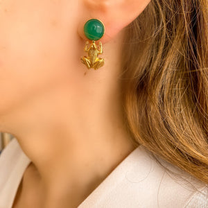 Boucles d'oreilles grenouille Eole mini