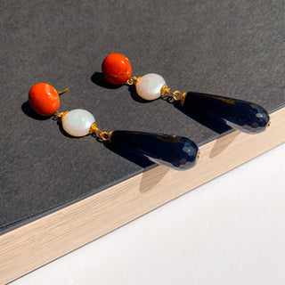 Boucles d'oreilles Felix jaspe