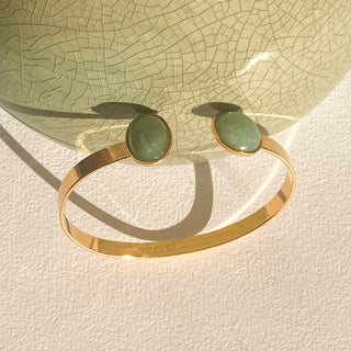 Jonc Théo doré aventurine