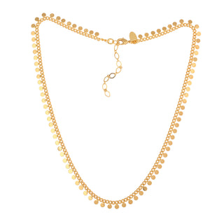 Collier Billie Youm — doré à l’or fin 24k, packshot sur fond blanc.