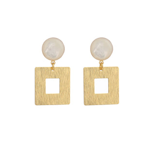 Boucles d'oreilles Claude nacre
