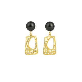 Boucles d’oreilles Gustave agate