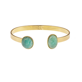 Jonc Théo doré amazonite
