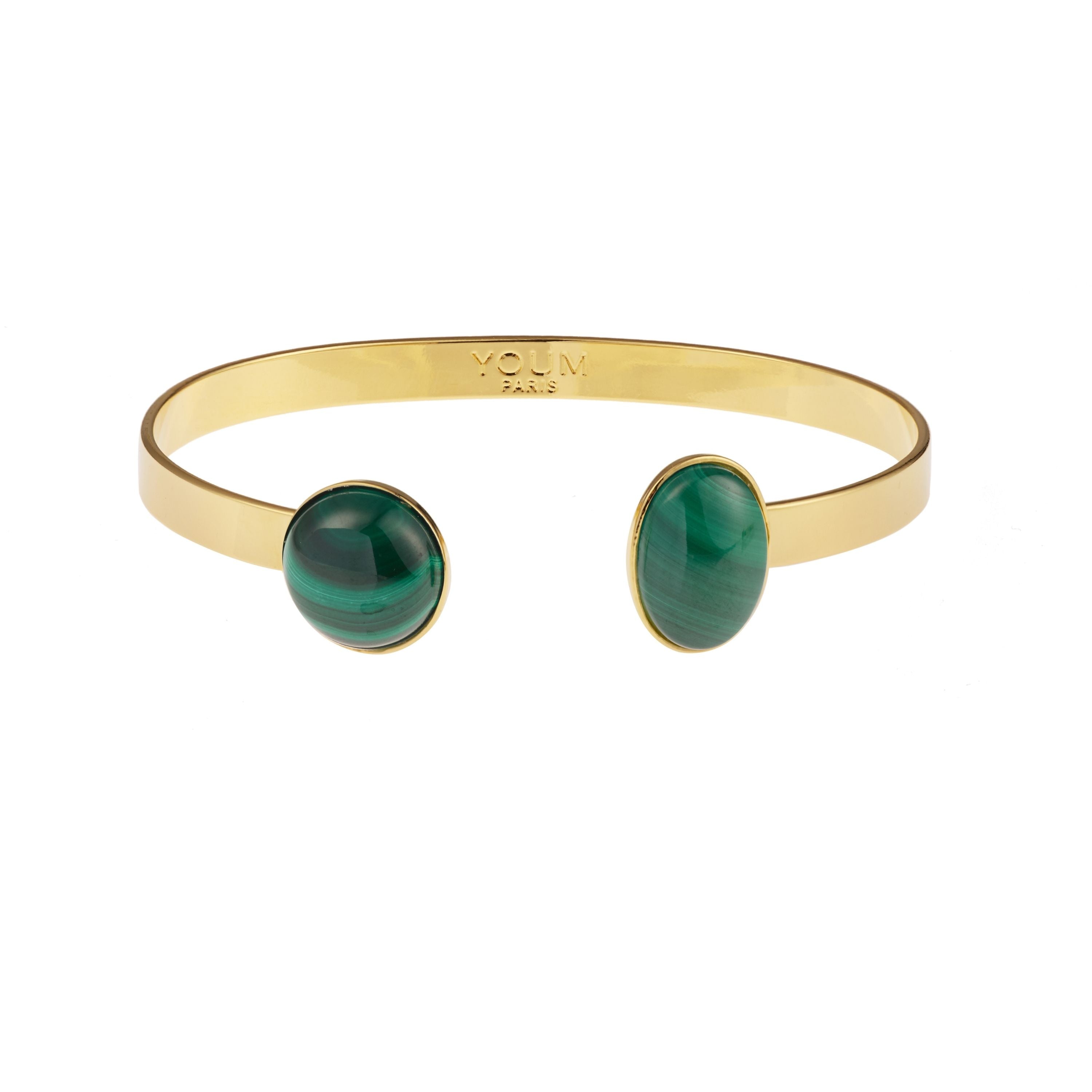 bracelet manchette dorée Ariane